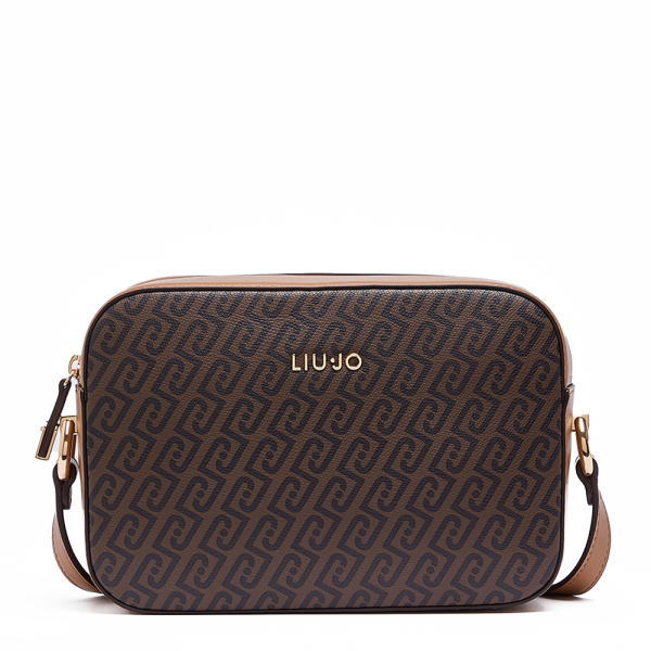 Liu Jo Sac bandoulire monogramm moyen - UNICAN Brun- Ref 90 €